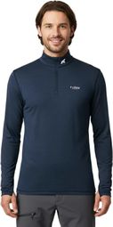 Finn Zip 210 – Sous-vêtement mérinos zippé chaud navy