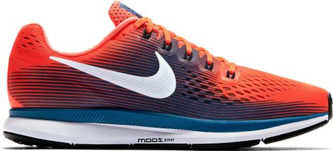 Nike Air Zoom Pegasus 34 Orange Bleu Homme
