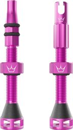 Peaty's Holeshot Fast Flow Tubeless Valves Punch Pink