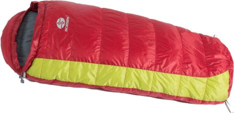 Sac de couchage momie SirJoseph down pour enfants Kiki down 125-145-gauche 145 cm-rouge citron vert