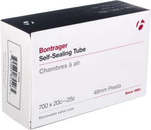 BONTRAGER Self-Sealing Tubes 700x20-28C Valve Presta 48mm