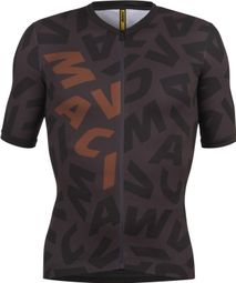 Mavic Aksium Graphic Kurzarmtrikot Bronze/Carbon