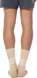 Circle Running Socks Speedy High Planet Beige