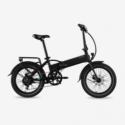 Legend Monza Vélo Electrique Pliant Smart eBike Roues de 20 Pouces  Freins Disque Hydraulique  Batterie 36V 10.4Ah Sanyo-Panasonic (374.4Wh)  Noir Onyx