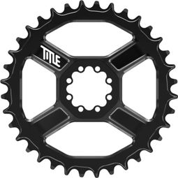CR1 Direct Mount 8-Screw Sram T-Type 12V Black Chainring