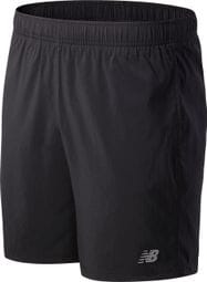 Pantaloncini New Balance Core Run 7in 2-in-1 Nero Uomo