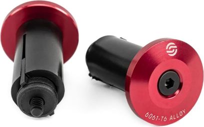 Embouts de Guidon BMX Salt Simple Rouge