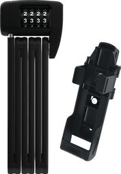 Abus Bordo Lite 6055C/85 BK Faltschloss + SH-Halterung Schwarz