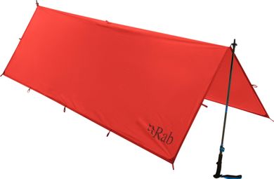 RAB SilTarp-zeil voor 1 persoon, rood