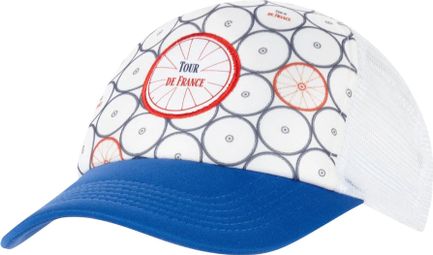 Tour de France Cap Made In France White Blue