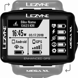 Computer GPS Lezyne MEGA XL (senza sensore)