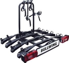 Bullwing -  Porte-vélos D'attelage Plateforme Pour 4 Vélos Bullwing Sr8