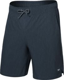 Saxx Multi-Sport 2N1 7in Striation Slub Shorts - Black