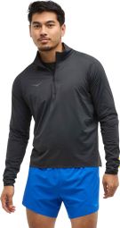 Hoka GlideTech 1/4 Zip Top Schwarz Mann
