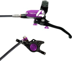 Frein Avant Hope Tech 4 X2 Noir / Violet Durite Standard