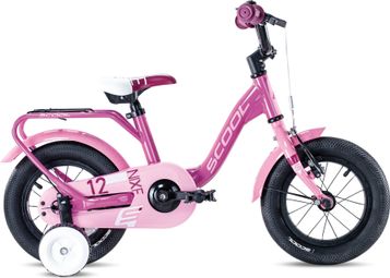 Vélo enfant S'COOL niXe - 1 vitesse - Rose/Rose bébé