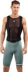Cuissard vélo court homme Cyclisme BX Oberwald Vert Armée