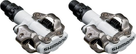 Shimano M520 Clipless SPD MTB Pedals White