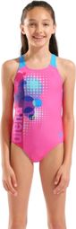 Maillot de Bain Arena Dots Rose/Multicolore Fille
