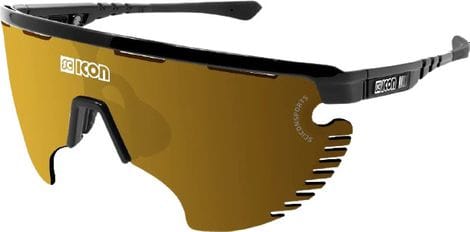 Lunettes SCICON Aerowing Lamon Noir / Multimirror Bronze