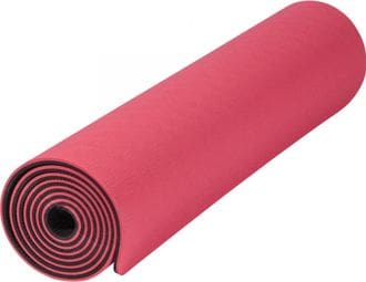 Tapis de Yoga - pilates - en TPE - double face bicolor de 180cm x 60cm x 0 6cm - Couleur : ROUGE