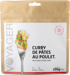 Gefriergetrocknete Mahlzeit Voyager Nudelcurry mit Huhn 200g