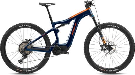 BH Atomx Lynx Carbon Pro 8.7 Shimano Deore/XT 12V 720 Wh 29'' All-Suspension Electric Mountain Bike Blu/Arancione