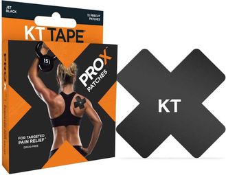 Bande prédécoupée KT TAPE PRO X Noir 15 bandes