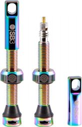 Kroma SB3 Tubeless-ventielen met Presta-aansluiting en Oil Slick-coating