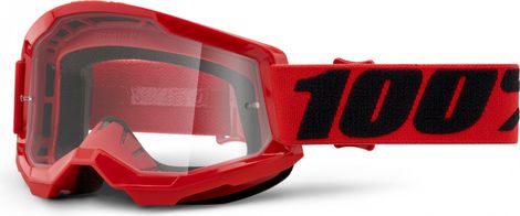 Maschera 100% STRATA 2 | Rosso | Vetri trasparenti