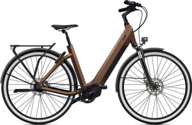 O2 Feel iSwan City Boost 7.1 Univ Shimano Nexus 5V 540Wh 700 mm Glazed Brown Electric City Bike