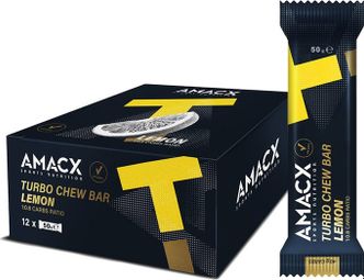 Amacx turbo chew bar citron x12