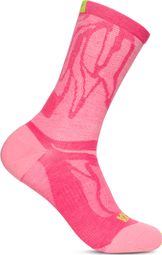 Hoka Clifton Crew Sokken Roze Unisex