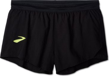 Brooks Pro Kit zwarte herenshort met split