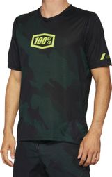 100% Airmatic Short Sleeve Jersey Black / Camo