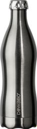 Bouteille thermos Dowabo collection métallisée à double paroi - 750 ml - Argent