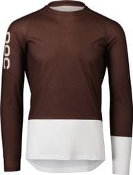 Maillot Manches Longues Poc MTB Pure Marron / Blanc