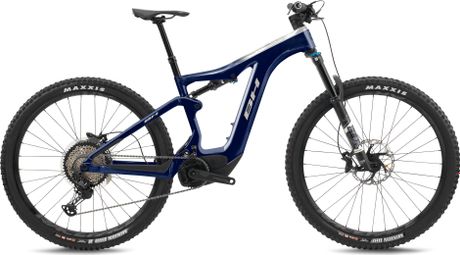 BH Atomx Lynx Carbon Pro 8.7 Shimano Deore/XT 12V 720 Wh 29'' Blau/Beige Elektro-Mountainbike mit Federgabel