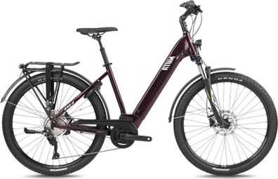 BH Atom SUV Pro Shimano Deore 10V 720Wh 27.5'' Rot Bordeaux &1= Elektrisches Citybike BH Atom SUV Pro Shimano Deore 10V 720Wh 27.5'' Rot Bordeaux