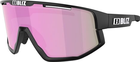 Lunettes Bliz Fusion Small Noir Mat / Rose