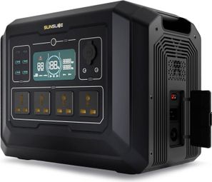 Sunslice Gravity 1024 Station d'Energie Portable 1024 Wh 2000W Extensible pour Camping  Vanlife et Secours