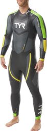 Tyr Hurricane Cat 5 Neoprene Wetsuit Black/Green/Yellow Men's