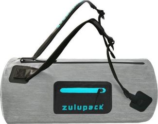 Sac week-end étanche 32L IP66 TPU gris turquoise Zulupack