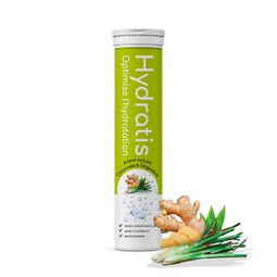 Tube Hydratis (20 Tabs) - Hydratis - Citronnelle Et Gingembre - électrolytes Et Hydratation
