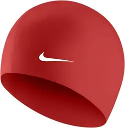 Bonnet de Bain Nike Swim Solid Silicone Training Rouge