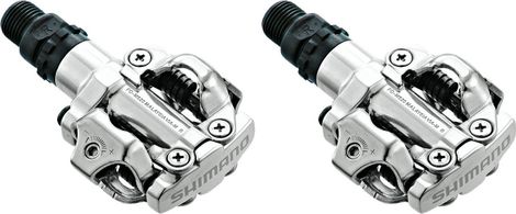 SHIMANO Pedalsatz SPD-M520 Silber
