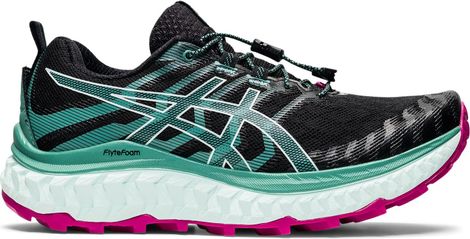 Chaussures de Trail Asics Trabuco Max Noir Vert Rose Femme