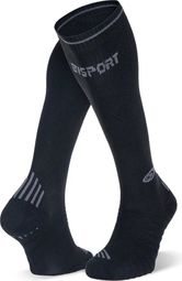 Socken BV Sport Run Compression Schwarz Grau