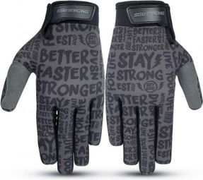 Gants BMX Staystrong® Sketch - Noir/Noir L Noir