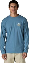 Patagonia Great Waves Responsibili-Tee T-shirt met lange mouwen, blauw, heren